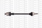 AKS ON SAG ABSLI CLIO II 1,2 / 1,4 / 1,6 8V 16V 98> (IC FREZE:23 DIS FREZE:21 UZUNLUK:715 ABS HALKASI DIS SAYISI:26)