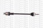 AKS ON SAG MEGANE I ABSLI 96>02 IC FREZE 23-DIS FREZE 21-UZUNLUK 752-ABS HALKA SAYISI 44