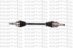 AKS ON SOL KOMPLE KANGOO III 08> DIS FREZE 27-IC FREZE 26-UZUNLUK 675MM 08--->