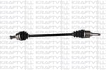 AKS SAG KOMPLE (DIS FREZE: 25, D1:80 MM, IC FREZE: 22, D2:75 MM, UZUNLUK: 879 MM) NEMO BIPPER 1,4HDI