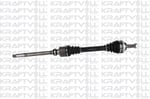 AKS SAG KOMPLE P206 (DIS FREZE:25 IC FREZE:22 BOY:880MM) ABSLI: 48 DIS TU5JP4 (1,6 16V)