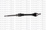 AKS SAG KOMPLE P206 TU5JP4 (1,6 16V) 306 YM TU3JP TU5JP (DIS FREZE: 25, IC FREZE: 22, BOY:880MM, CONTA CAPI: 60MM) ABS'SIZ