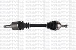 AKS SOL KOMPLE C5 (DIS FREZE: 25, IC FREZE: 37, UZUNLUK: 638 MM) DW10ATED (2,0HDI 8V) ES9J4S (3,0 24V) / (01 08)