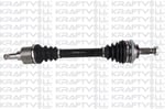 AKS SOL KOMPLE P206 (DIS FREZE:25 IC FREZE:22 BOY:599MM) ABSLI: 48 DIS TU5JP4 (1,6 16V)