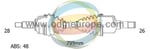 AKS SOL Transit 2.0Di 16v 2000-2006 MT A:28 C:795 B:26