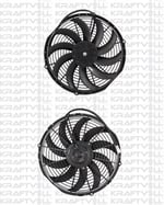 AKSIYEL FAN MOTORU 24V 12 KOMPLE YASSI ORTA EMICI AKSIYEL FAN HELIS 305mm S