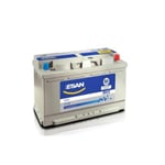 AKU 12 VOLT 80 AMPER  TAM KAPALI R+ DUZ KUTUP ALCAK KUTU175×315x175