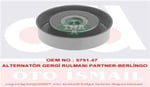 ALTERNATÖR GERGİ RULMANI PARTNER P206 306 JUMPY1.9D P307 1.4 16V 1.6 16V C2 1.4 1.6 C3 1.4i 1.4 16V