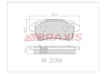 ARKA DISK BALATASI RENAULT MEGANE IV 2015> TALISMAN 2015>