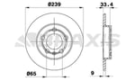 ARKA FREN AYNASI BORA 99>05 GOLF IV 98>06 A3 97>03 OCTAVIA 97>11