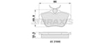 ARKA FREN BALATASI ALFA 156 TUM MODELLER ALFA 166 TUM MODELLER 98>