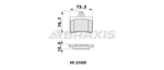 ARKA FREN BALATASI C5 1.8 16V.2.0 16V.2.0 2.2 HDI.3.0 V6 03 / 01>