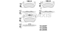 ARKA FREN BALATASI CHEROKEE KJ 2,4 / 2,5CRD / 2,8CRD / 3,7 V6 06 / 04>