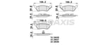 ARKA FREN BALATASI CHRYSLER VOYAGER IV 00>08