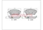 ARKA FREN BALATASI CITROEN JUMPER SPACETOURER EXPERT TRAVELLER PROACE 1.6 2.0HDI 16>