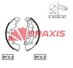ARKA FREN BALATASI PABUC FIESTA IV / V 95>08 FUSION 02 /> FORD KA PUMA 1.6 97>02 MAZDA II 03>