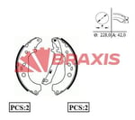 ARKA FREN BALATASI PABUC FOCUS II 04 /> C MAX 03>07 1.6TI / 1.6TDCI / 1.8TDCI / 2.0TDCI ABSSIZ