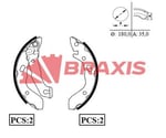 ARKA FREN BALATASI PABUC KAMPANA GENIS TIP HYUNDAI HYUNDAI ACCENT 1.3 1.5. 1.6 2000-2005 EXCEL 1990-1994