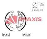 ARKA FREN BALATASI PABUC KAMPANA HYUNDAI ACCENT 1.5 CRDI MATRIX 1.5 CRDI 2002-2005
