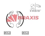 ARKA FREN BALATASI PABUC MICRA III K12 03>10 NOTE 07>10 CLIO II 04> CLIO III 05>