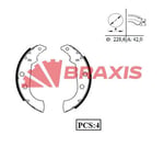 ARKA FREN BALATASI PABUC P306 XSARA XSARA II ZX P306 YM 1.9 1.9TD 1.8 8V ABSSIZ
