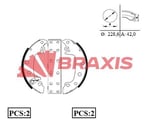ARKA FREN BALATASI PABUC R12 M131 C15 (PERCINLI+CIRCIRLI)