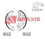 ARKA FREN BALATASI (PABUCLU) RENAULT CLIO II 98>03 CLIO IV 12> SYMBOL II 08> SYMBOL III 14> DACIA LOGAN 04> DACIA SANDERO II 08> DUSTER 10> NISSSAN MICRA IV 10>15 NOTE 13>