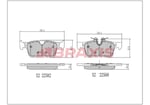 ARKA FREN BALATASI TAKIMI  VOLVO S90 II (234) 2.0 D3 16> V90 II (235, 236) 2.0 16> S60 III 20> V60 16> XC60 II 19> (16 INC)
