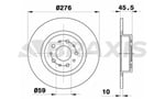 ARKA FREN DISK AYNASI ALFA 147 3.2GTA 02 / 03 ALFA 156 1.9JTD / 2.0JTS / 2.4JTTD 05 / 01 09 / 05
