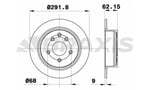 ARKA FREN DISK AYNASI DUZ NISSAN QASHQAI 07-12 JUKE 10-> (292X5)