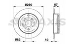 ARKA FREN DISK AYNASI HAVALI COROLLA 1.6 1.8 2.0 VERSO D 4D 04>09 290X5