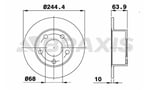 ARKA FREN DISK AYNASI SUPERB 1.8T / 1.9TDI / 2.0 / 2.5TDI / 2.8 V6 02> PASSAT VARIANT 96>
