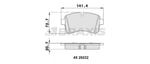 ARKA FREN DISK BALATA DAILY IV 06> DAILY V 11> TUM MODELLER 05 / 06>