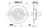 ARKA FREN DISKI FIAT GRANDE PUNTO PUNTO EVO 1.2 1.3 1.4 T-JET 05> OPEL CORSA E 1.0 1.3 CDTI 1.4 14>
