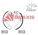 ARKA FREN PABUCLU BALATA TRANSIT T15 2.5D 80PS / 100PS 92>00 AVRUPA 91>94