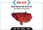 ARKA SİS FARI SOL DACİA SANDERO