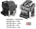 ATEŞLEME BOBİNİ AUDI 80, SEAT IBİZA,TOLEDO,VW BAEA002E