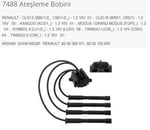 ATEŞLEME BOBİNİ RENAULT - CLIO II BB0/1/2_. CB0/1/ 2_ - 1.2 16V 01-.CLIO III BR0/1. CR0/1 - 1.2 16V 05-.KANGOO KC0/1_ - 1.2 16V 01-.MODUS / GRAND MODUS F/JP0_ - 1.2 04-.SYMBOL II LU1/2_ - 1.2 16V LU2V 08-.TWINGO I C06_ - 1.2 16V C060 04-.TWINGO II CN0