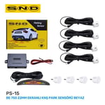 BE 750 22MM EKRANLI KNŞ PARK SENSÖRÜ BEYAZ