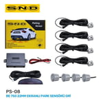 BE 750 22MM EKRANLI PARK SENSÖRÜ GRİ
