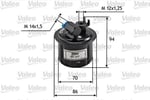 BENZİN FİLTRESİ ROVER 600 620SI, HONDA ACCORD V 2.