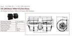 BLOWER 24V YENİ MODEL  ÇİFTLİ 335 -  1120 M3/D ÜÇ DEVİR 5701250240003