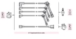 BUJI KABLOSU 323 1.8İ BP 4WD GT 16V DOHC (AMZ623)