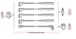 BUJI KABLOSU 323 S IV 1.3 16V OHC B3E B383 84 8 (AMZ620)