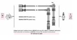 BUJI KABLOSU A4 A6 1.8 1.8İ 20V ADR APT AR (AAU277)