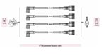 BUJI KABLOSU ALFA 145 1.6İE ALFA 146 1.6İE (AAR707)