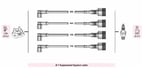 BUJI KABLOSU ALFA 33 WEBER 1.3İE ALFA 145 1.4İE (AAR719)