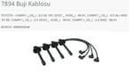 BUJI KABLOSU CORONA 2.0İ 5 SFE MOTOR ST 171 KASA 90>96