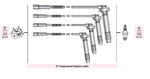 BUJI KABLOSU IMPREZA 1.8 1.8 2.0 2.2 2.5 4WD SW (ASB810)