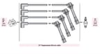 BUJI KABLOSU MX 5 I II MIATA 1.6 1.8 16V B6 B64F (AMZ628)